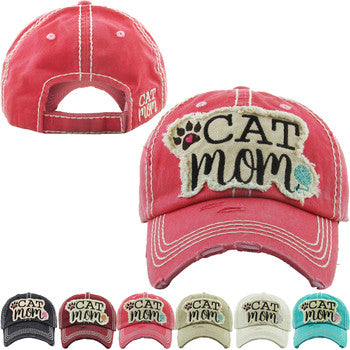 Cat Mom Vintage Shack Hat