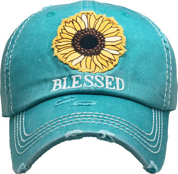 Sunflower Blessed Vintage Shack Hat