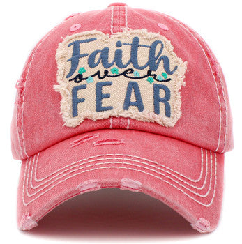 FAITH OVER FEAR VINTAGE SHACK HAT