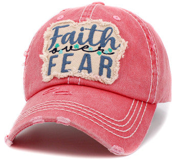 FAITH OVER FEAR VINTAGE SHACK HAT