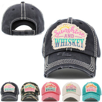 Sunshine And Whiskey Vintage Shack Hat