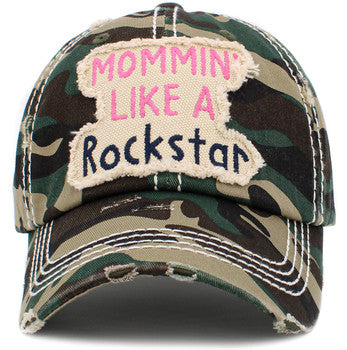 Mommin' Like A Rockstar Vintage Hat