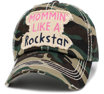 Mommin' Like A Rockstar Vintage Hat