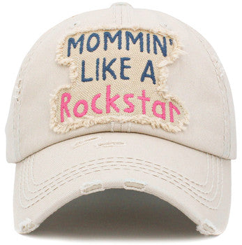 Mommin' Like A Rockstar Vintage Hat