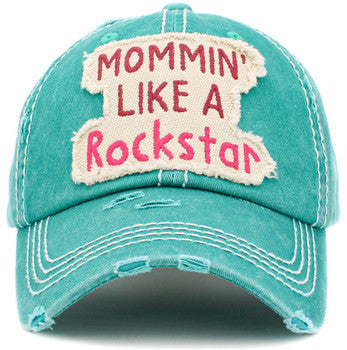 Mommin' Like A Rockstar Vintage Hat