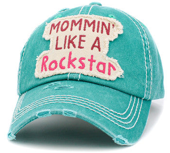 Mommin' Like A Rockstar Vintage Hat